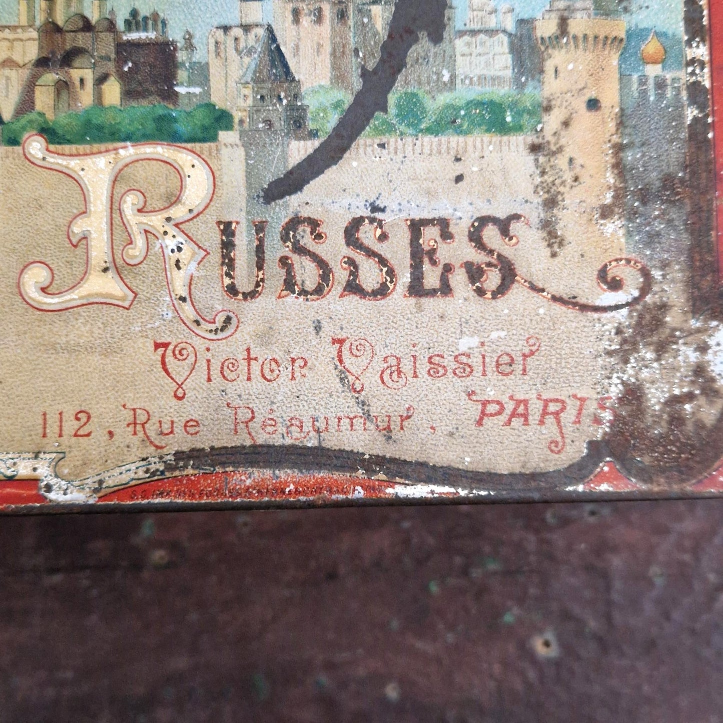 Boîte « Savon Fleurs Russes » - Victor Vaissier, Vers 1900