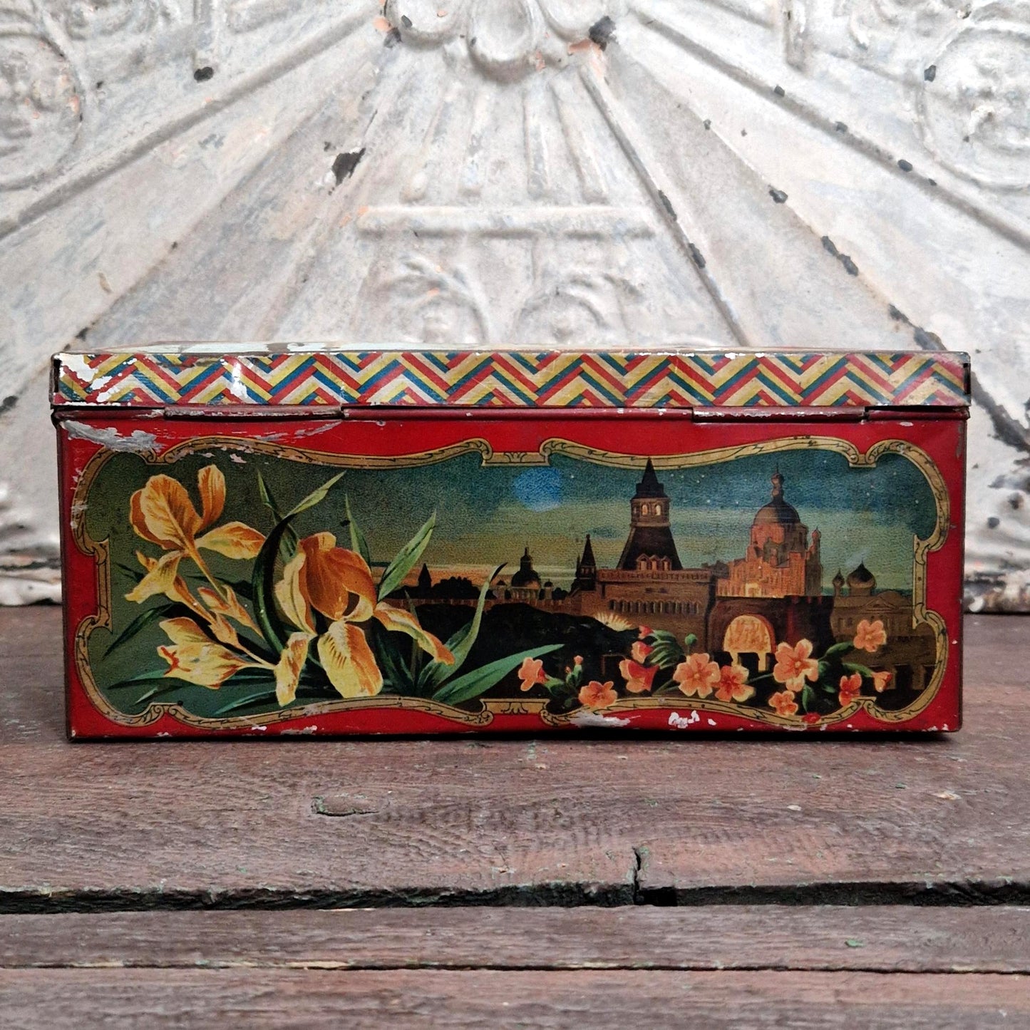 Boîte « Savon Fleurs Russes » - Victor Vaissier, Vers 1900