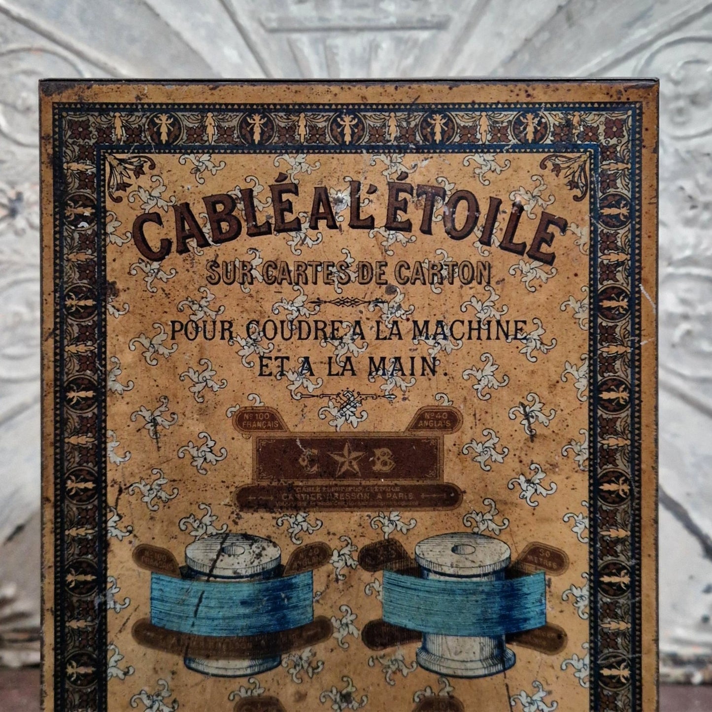 Grande boîte en tôle lithographiée « Cartier-Bresson »