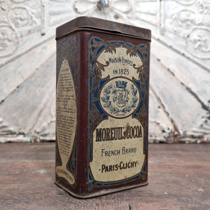 Rare Boîte Cacao Moreuil (Paris-Clichy) - 500g