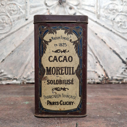 Rare Boîte Cacao Moreuil (Paris-Clichy) - 500g