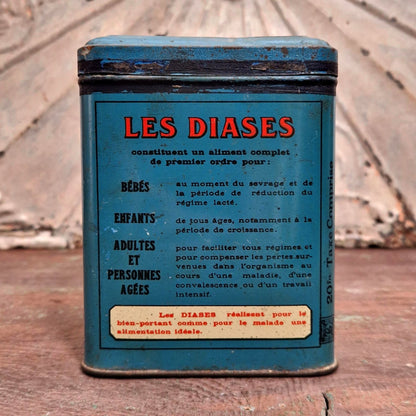 Boîte publicitaire «Diase, essence pour le moteur humain »