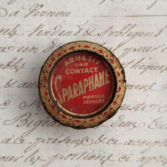 Boîte échantillon scellée de sparadrap « Sparaphane »