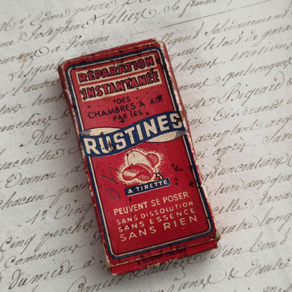 Boîte de rustines ancienne « Rustines à Tirette »
