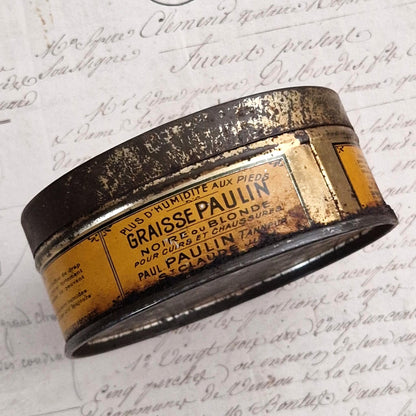 Ancienne Boîte publicitaire « Graisse Paulin »