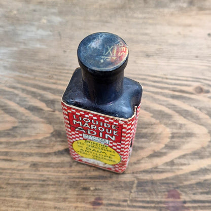 Flacon ancien « Liquide Marque Adin » pour chaussures