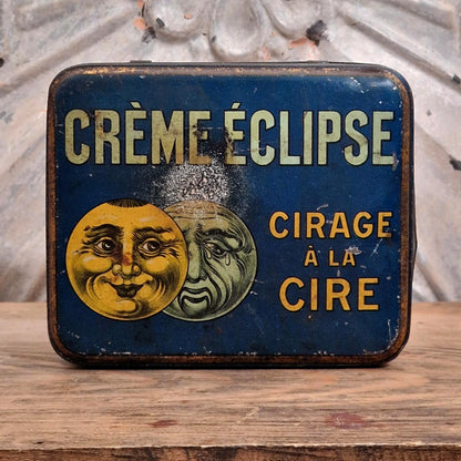 Grande boîte publicitaire « Crème Éclipse - Cirage à la cire »