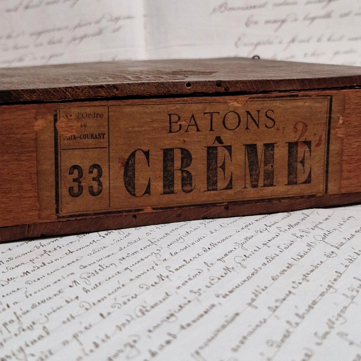 Rare boîte publicitaire « Lombart - Chocolat à la Crème »
