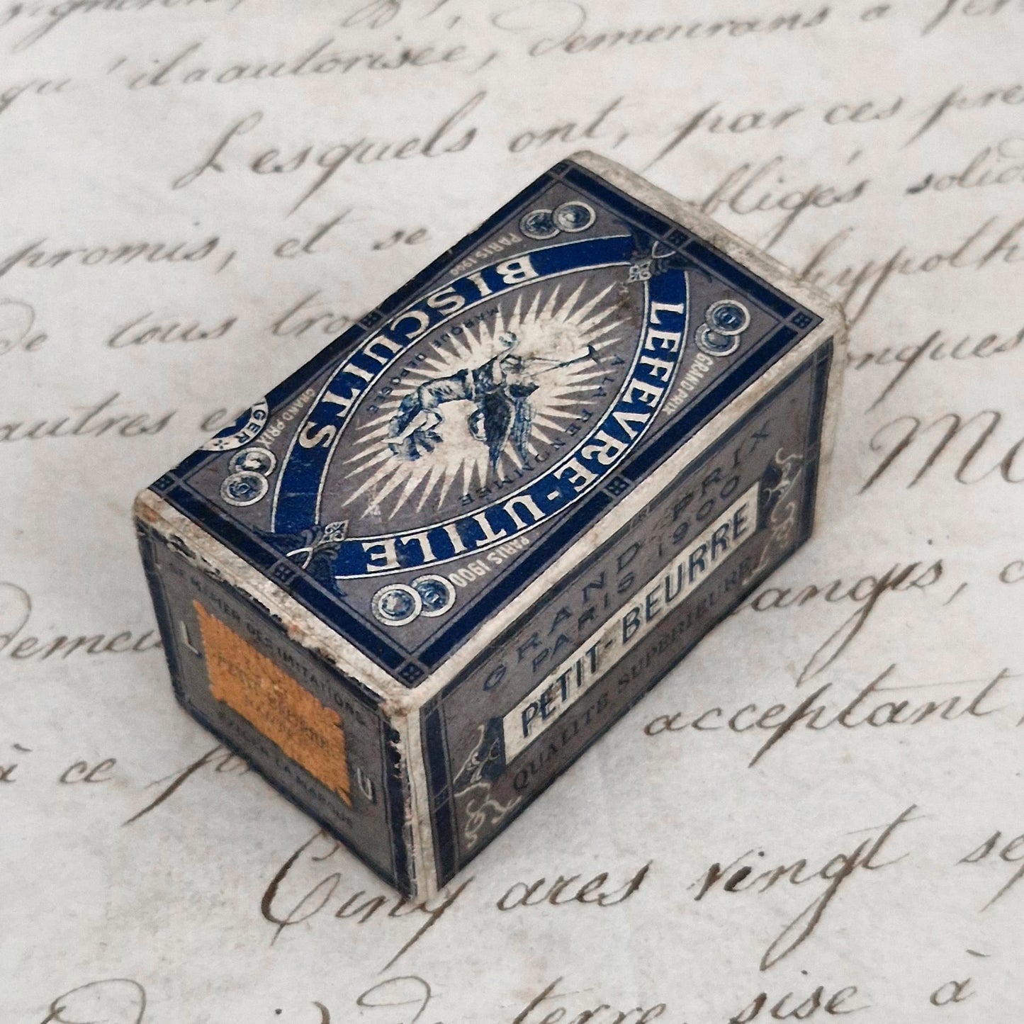Rare Boîte / paquet factice publicitaire LU « Petit-Beurre »