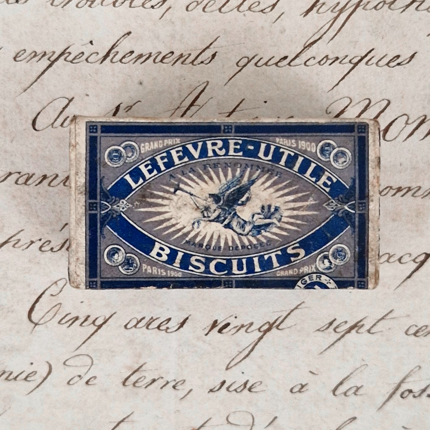 Rare Boîte / paquet factice publicitaire LU « Petit-Beurre »