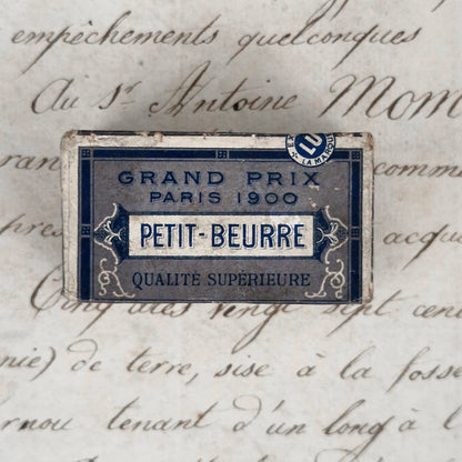Rare Boîte / paquet factice publicitaire LU « Petit-Beurre »