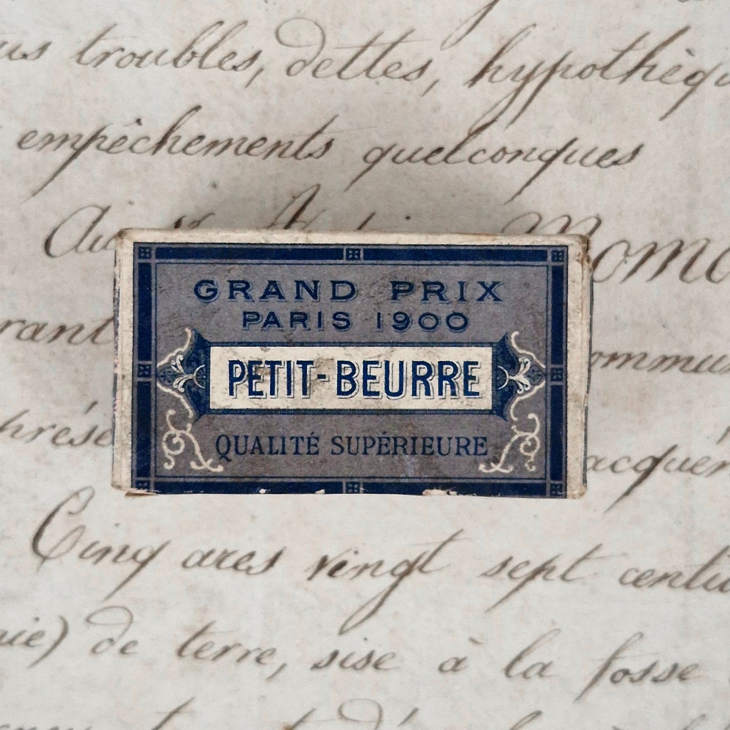 Rare Boîte / paquet factice publicitaire LU « Petit-Beurre »