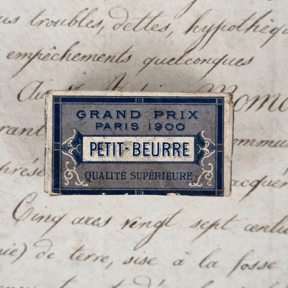 Rare Boîte / paquet factice publicitaire LU « Petit-Beurre »