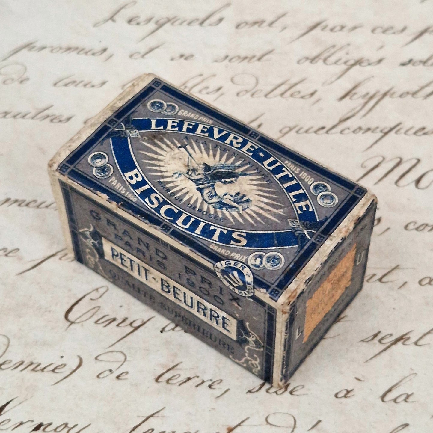 Rare Boîte / paquet factice publicitaire LU « Petit-Beurre »