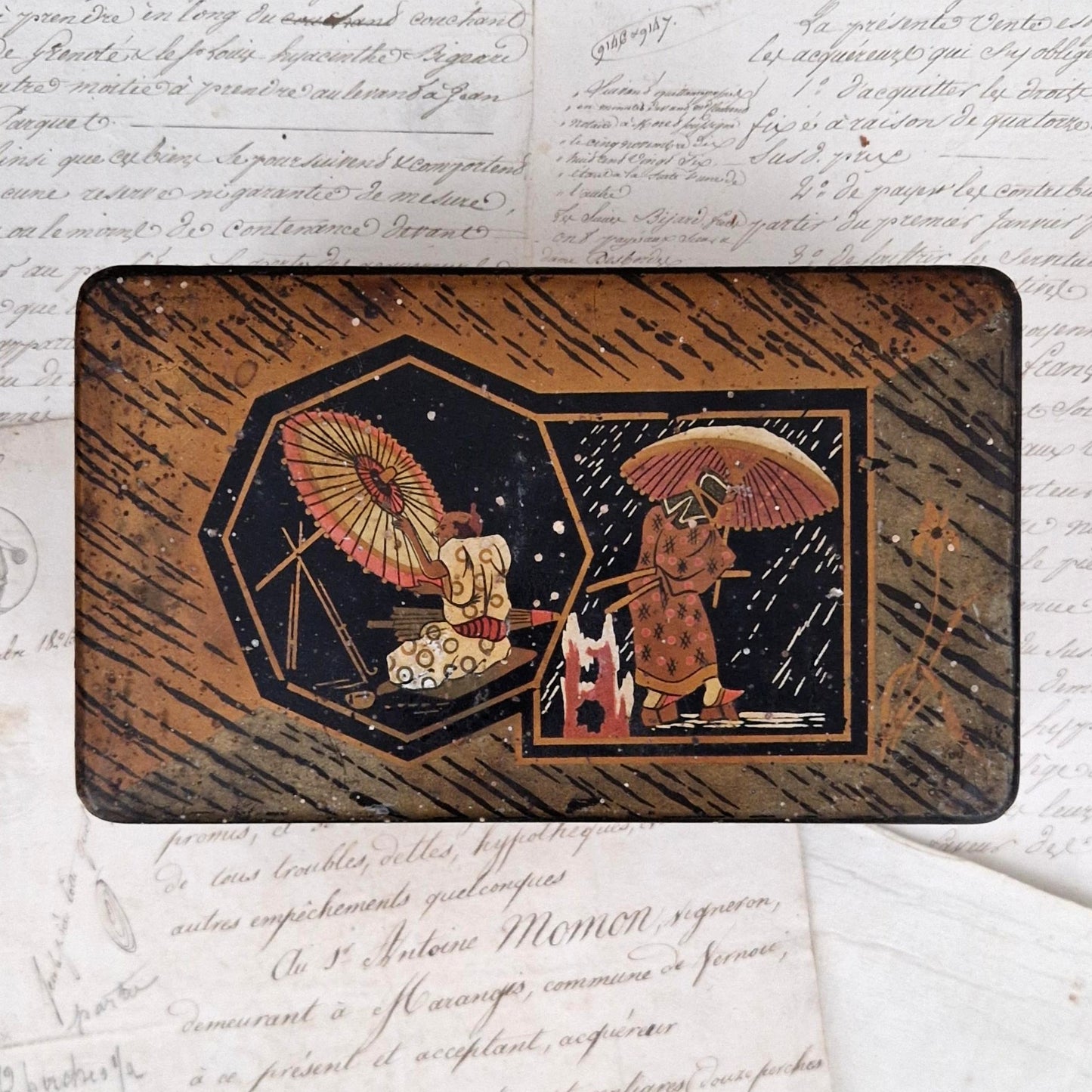 Boîte « Société Française de Cotons à Coudre » - Vers 1900