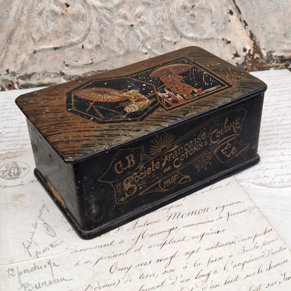Boîte « Société Française de Cotons à Coudre » - Vers 1900