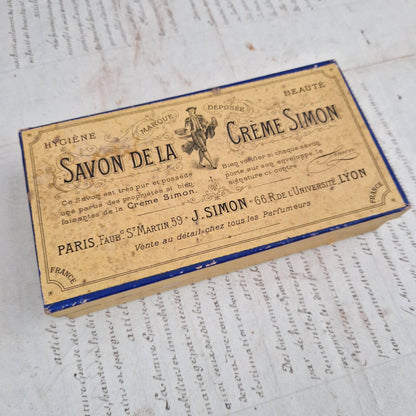 Boîte de parfumerie « Savon de la Crème Simon » - Vers 1890