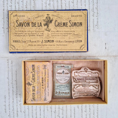 Boîte de parfumerie « Savon de la Crème Simon » - Vers 1890