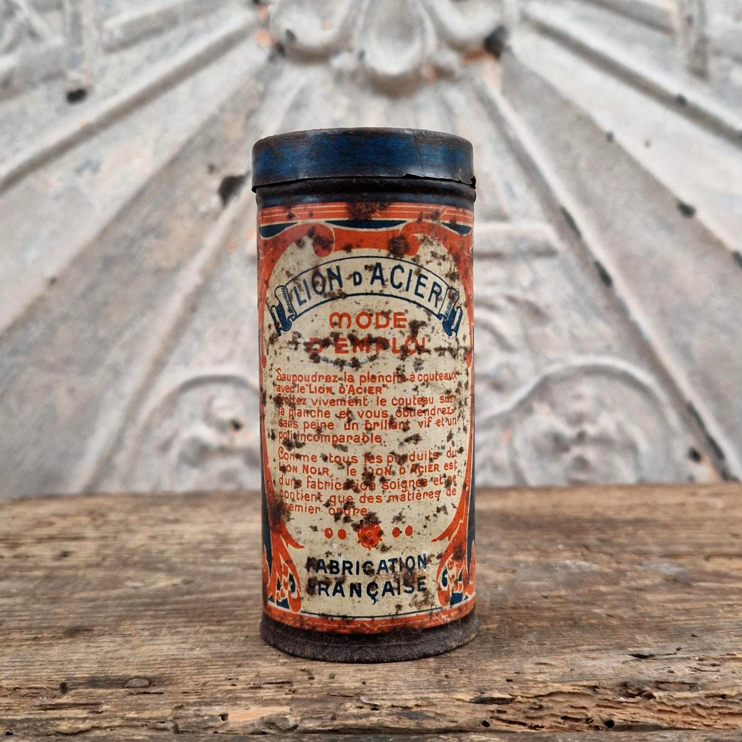 Boîte / Bidon  « Lion d'Acier » - Produit du Lion Noir