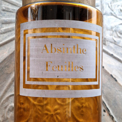 Grand pot d’apothicaire « Absinthe Feuilles » - XIXe