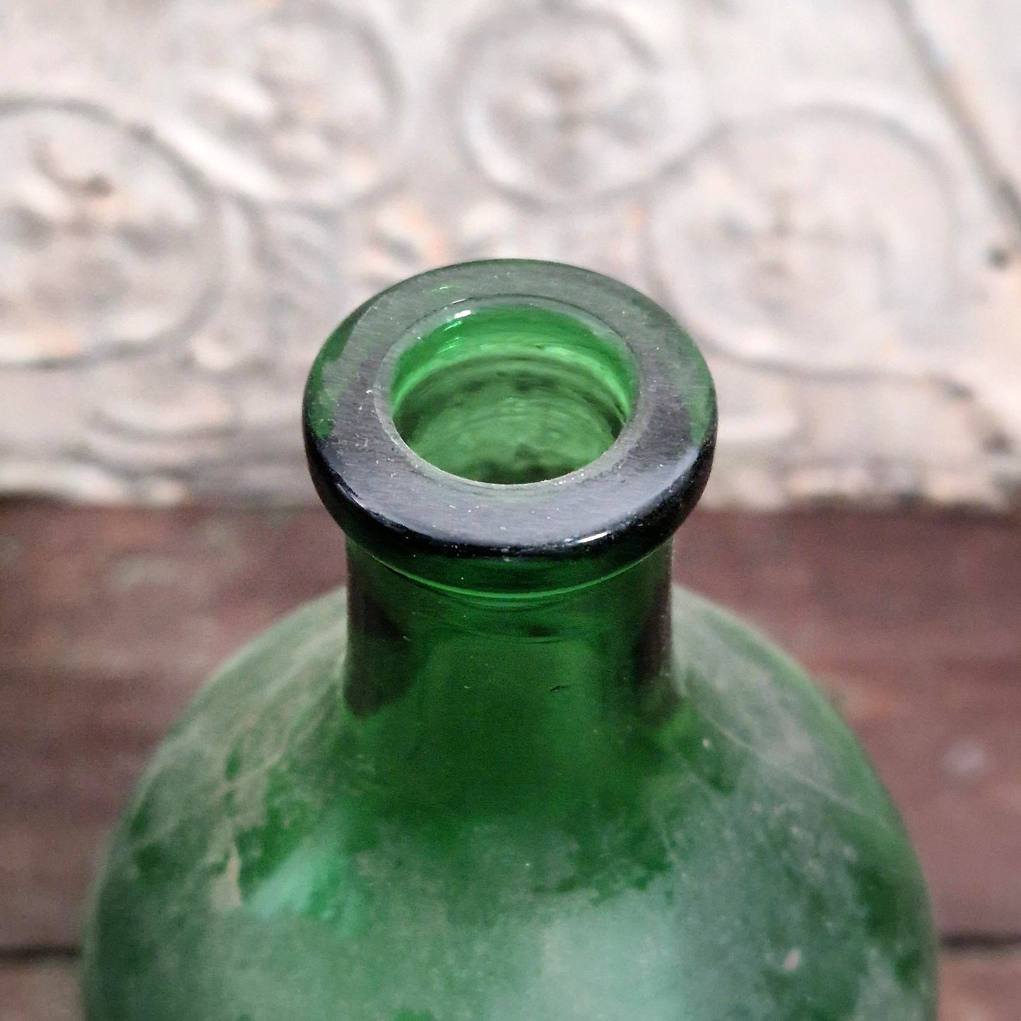 Grand flacon ancien de poison, tête de mort – 100cl