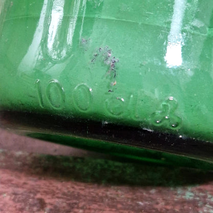 Grand flacon ancien de poison, tête de mort – 100cl