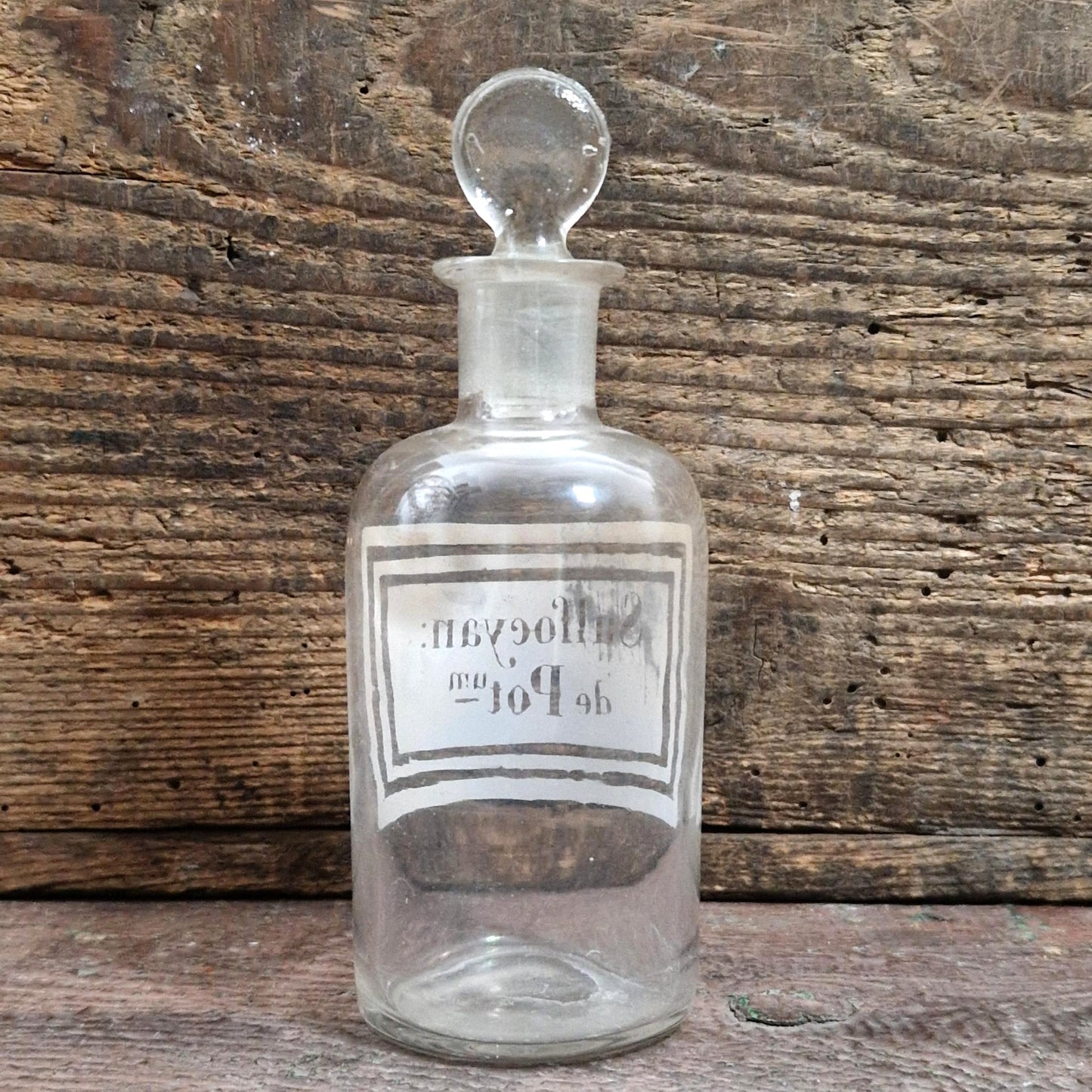 Flacon d’apothicaire « Sulfocyanure de Potassium »