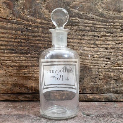 Flacon d’apothicaire « Sulfocyanure de Potassium »