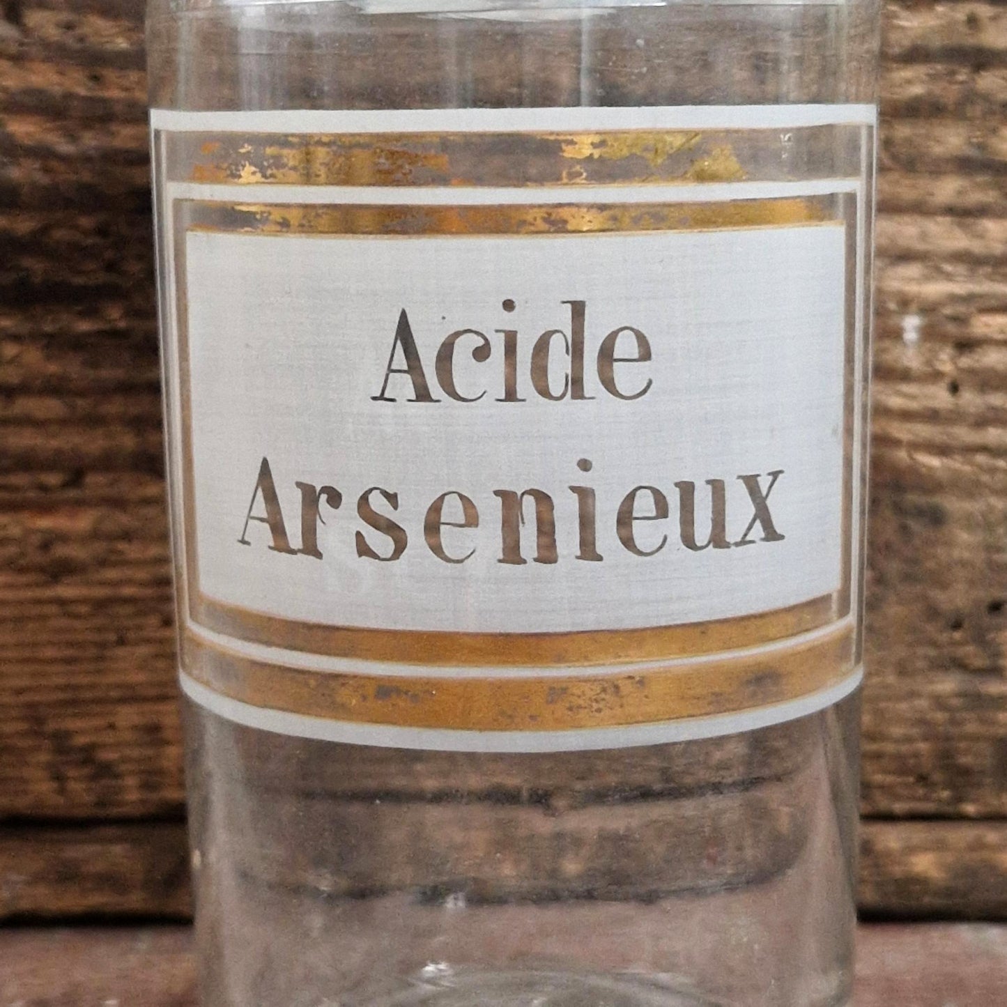 Ancien flacon « Acide Arsénieux » - Arsenic, Vers 1880