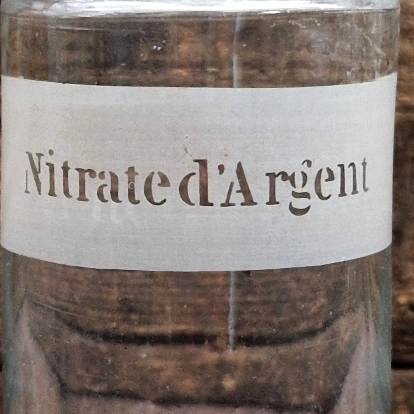 Ancien flacon d’apothicaire « Nitrate d’Argent » - Vers 1880