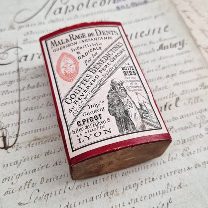 Ancien remède dentaire pour Rage de dents, XIXe