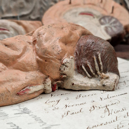 Rare modèle anatomique de cerveau humain, vers 1900