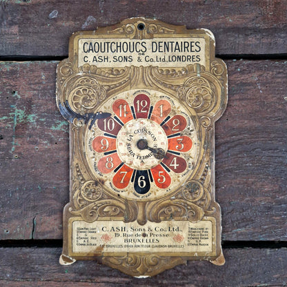 Carton publicitaire ancien « C. Ash Sons Co. Ltd » - Vers 1900