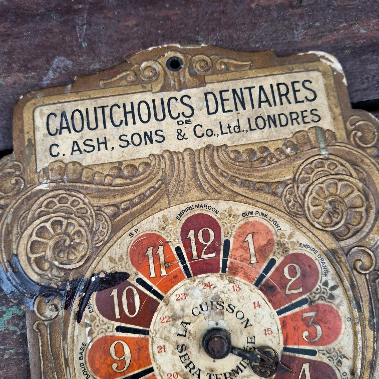 Carton publicitaire ancien « C. Ash Sons Co. Ltd » - Vers 1900