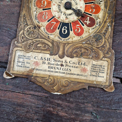 Carton publicitaire ancien « C. Ash Sons Co. Ltd » - Vers 1900