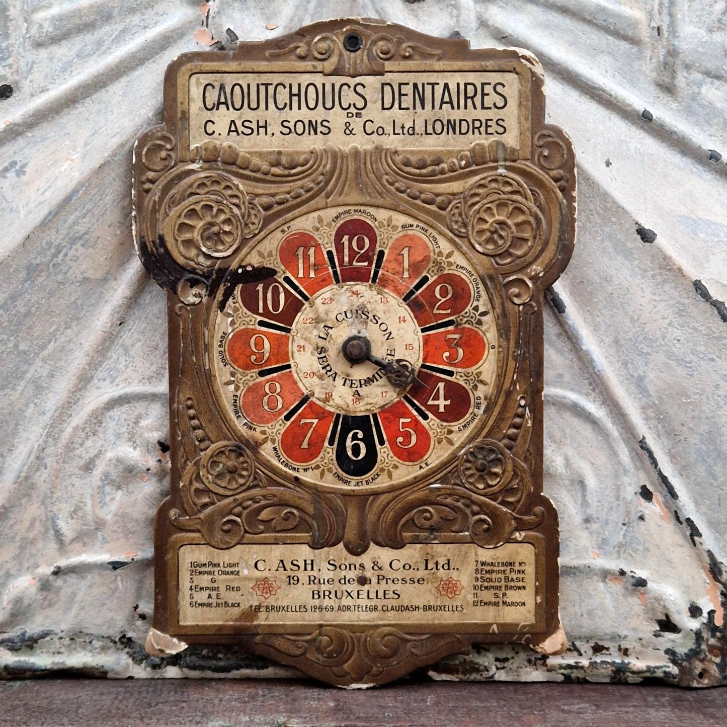 Carton publicitaire ancien « C. Ash Sons Co. Ltd » - Vers 1900