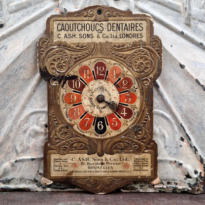 Carton publicitaire ancien « C. Ash Sons Co. Ltd » - Vers 1900