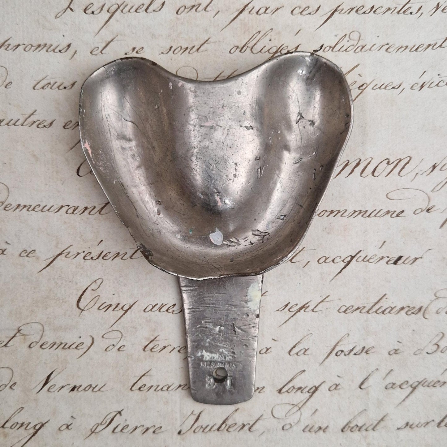 Ancien porte-empreinte dentaire « J. Reymond » - Début XXe