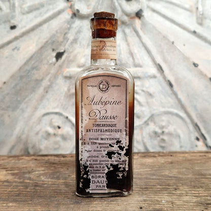 Ancien flacon « Aubépine Dausse » - Tonique cardiaque