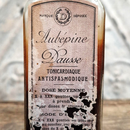 Ancien flacon « Aubépine Dausse » - Tonique cardiaque