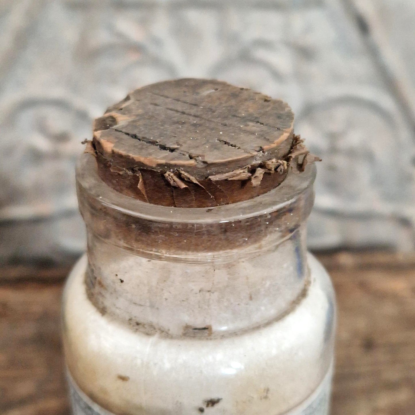 Ancien flacon de pharmacie « Sulfate de Quinine »