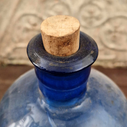 Grand flacon bleu « Liqueur de Van Swieten » - Poison