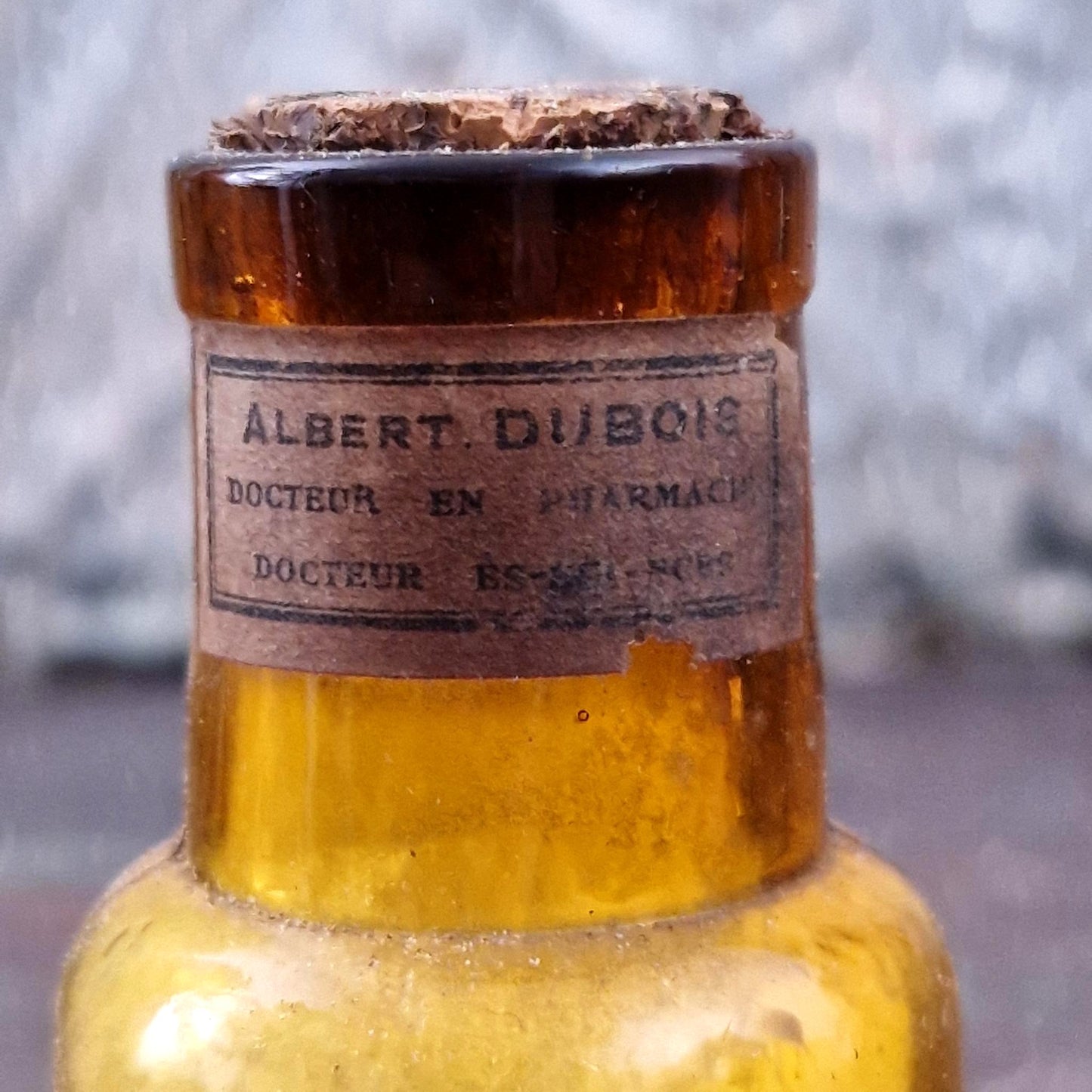 Ancien flacon pharmaceutique « Calomel »