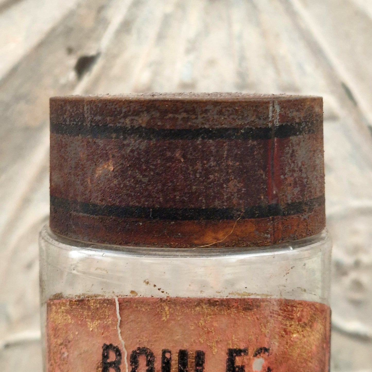Ancien pot d'apothicaire « Boules de Nancy » - XIXe siècle