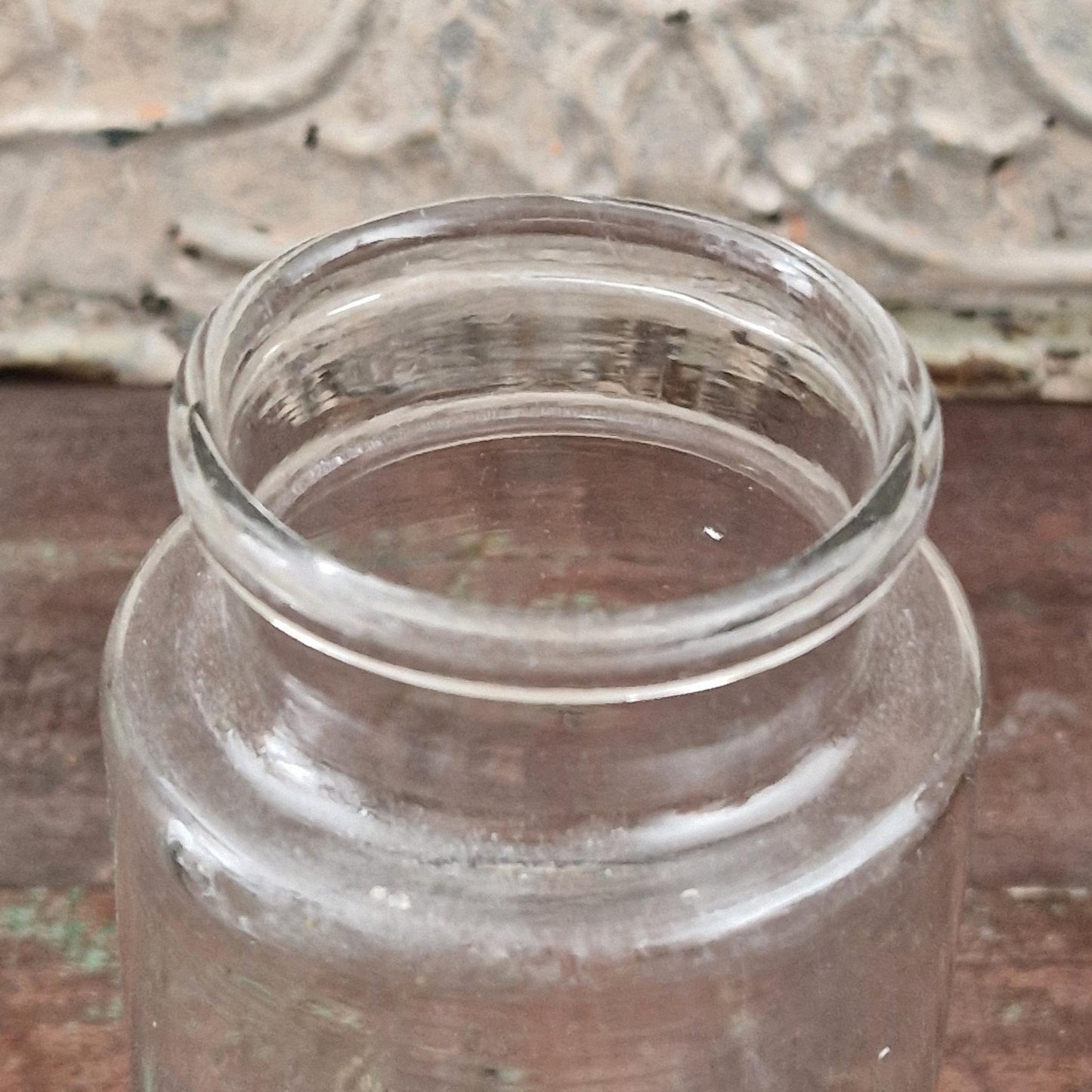 Ancien pot d'apothicaire « Borax pur » - XIXe siècle