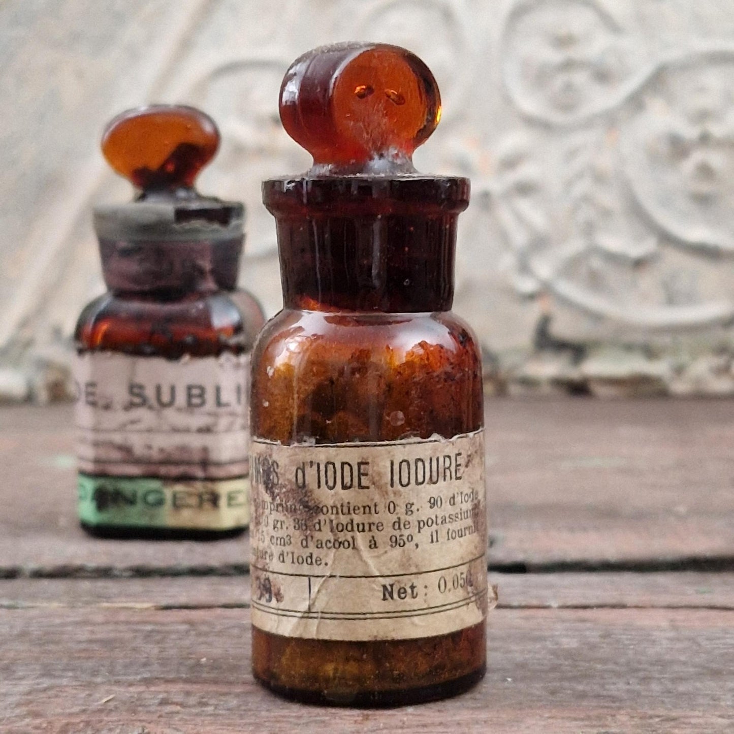 Lot de 2 flacons « Iode sublimé & Comprimés d’Iode ioduré »