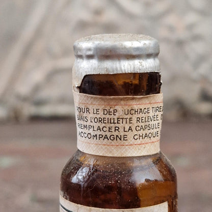 Ancien flacon de pharmacie scellé « Aéthone »