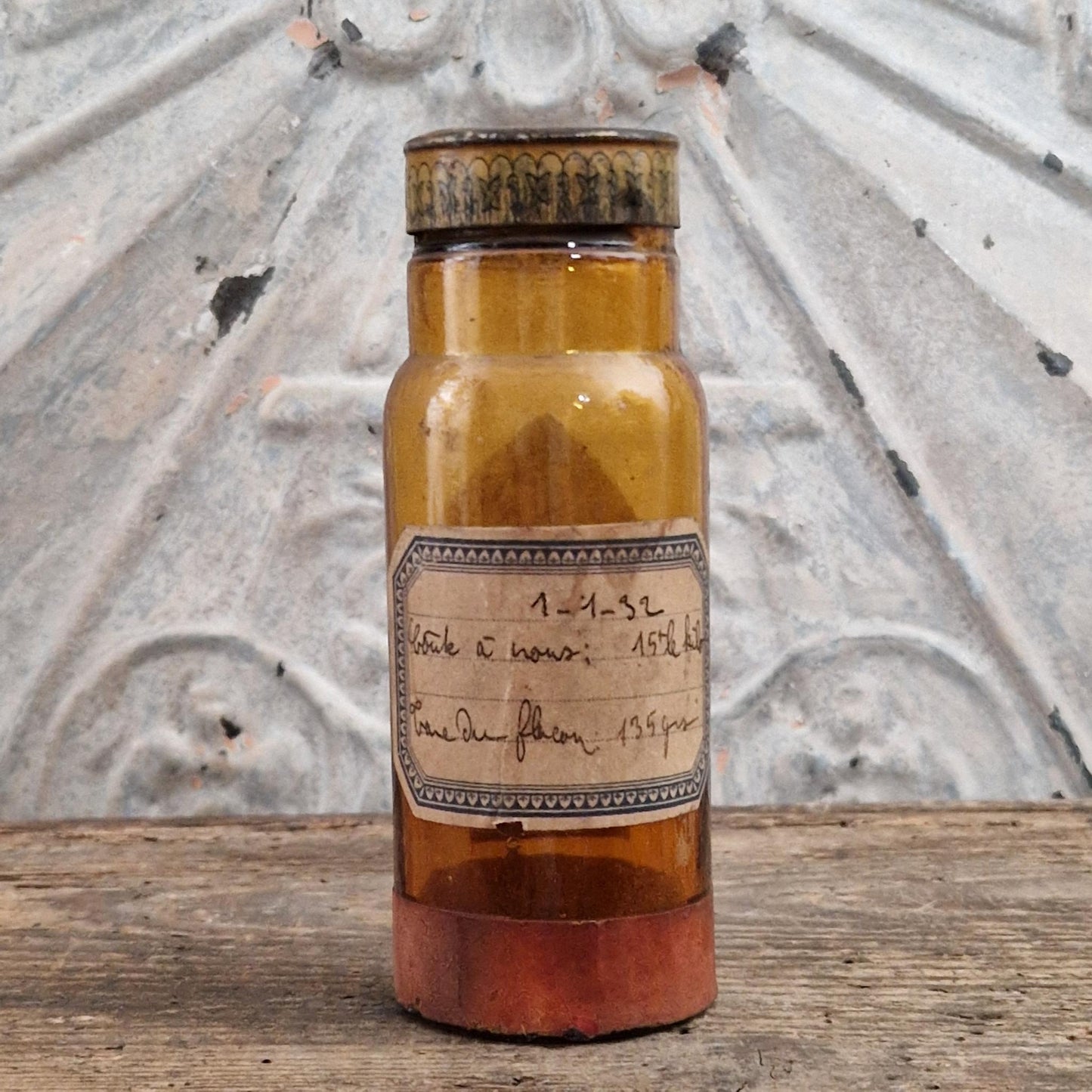 Ancien flacon de pharmacie « Rue (Ruta graveolens) - Poison »