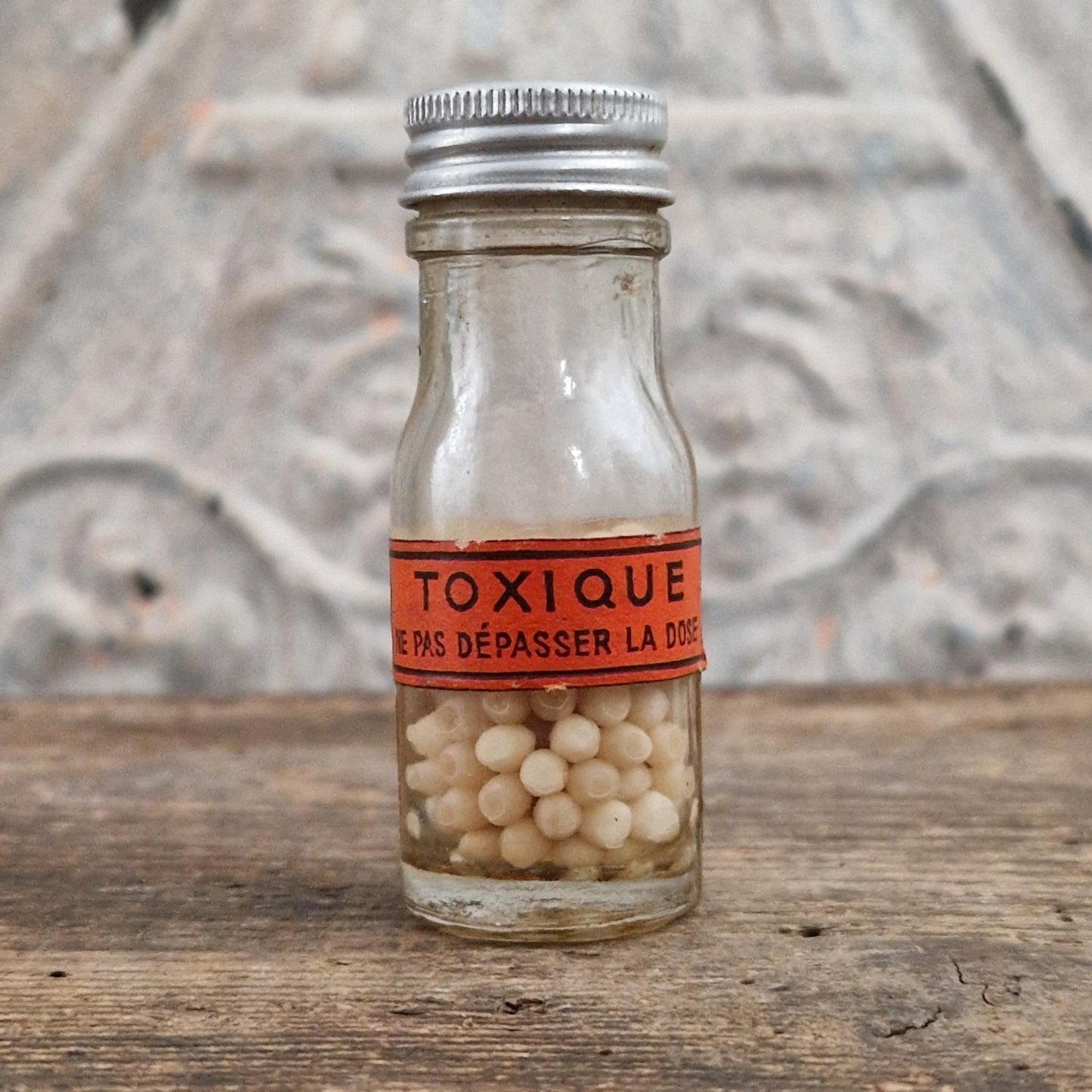 Ancien flacon homéopathique « Strophantus - Toxique »