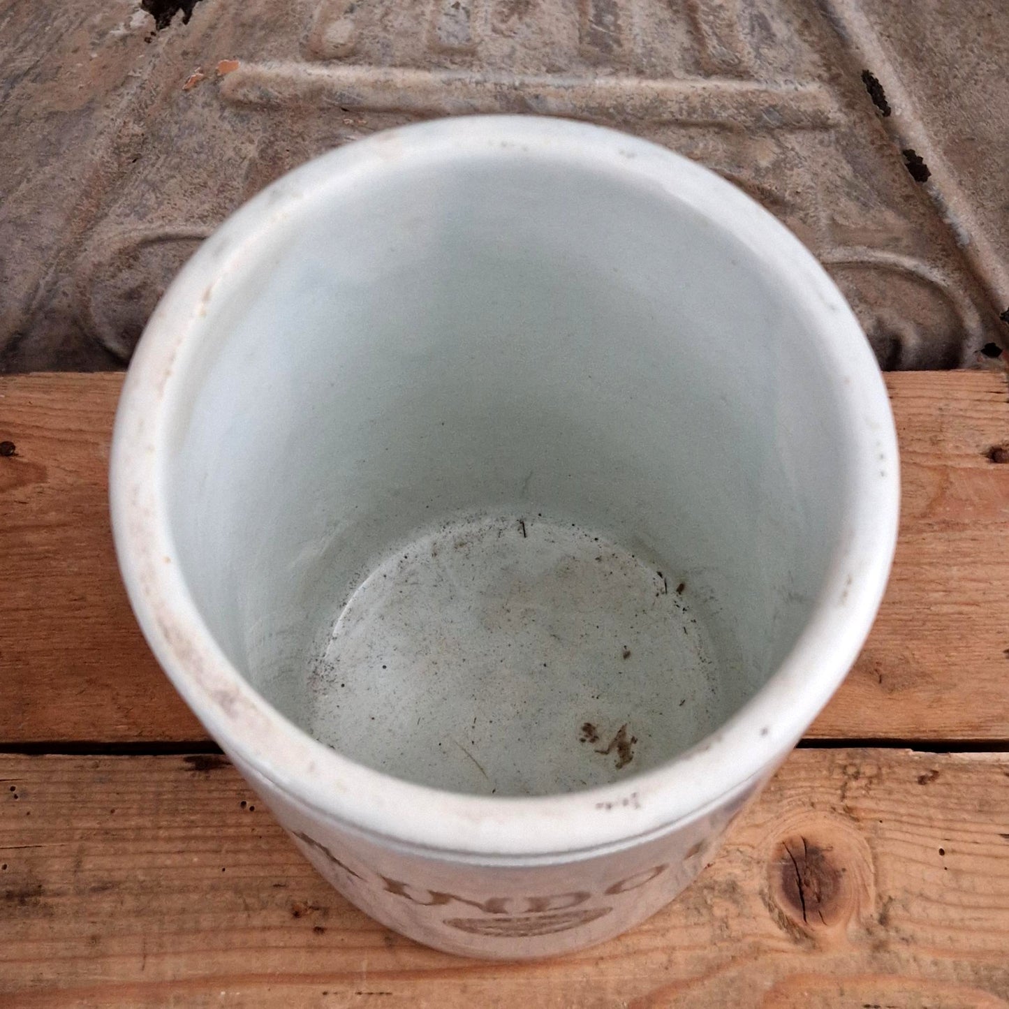 Grand pot « SAINDOUX - Félix Potin » - Format XL